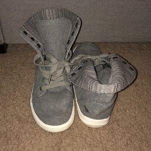 High top tennis shoes